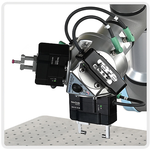 Rotating Laser Caliper Measuring Robot